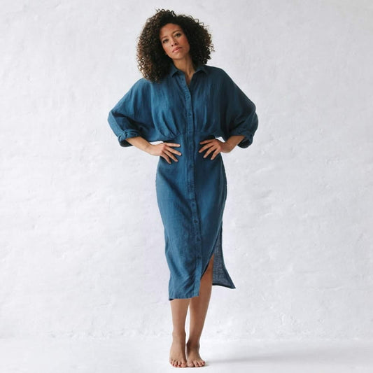 Seaside Tones Nea Dress - Teal