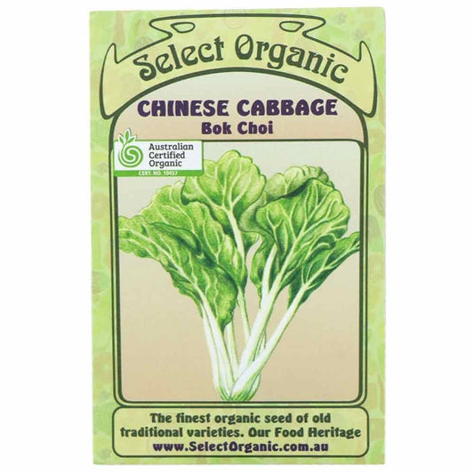 Select Organic Seeds - Bok Choi Chinese Cabbage