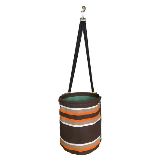 Sewroo Canvas Peg Bag - Chocolate Brown