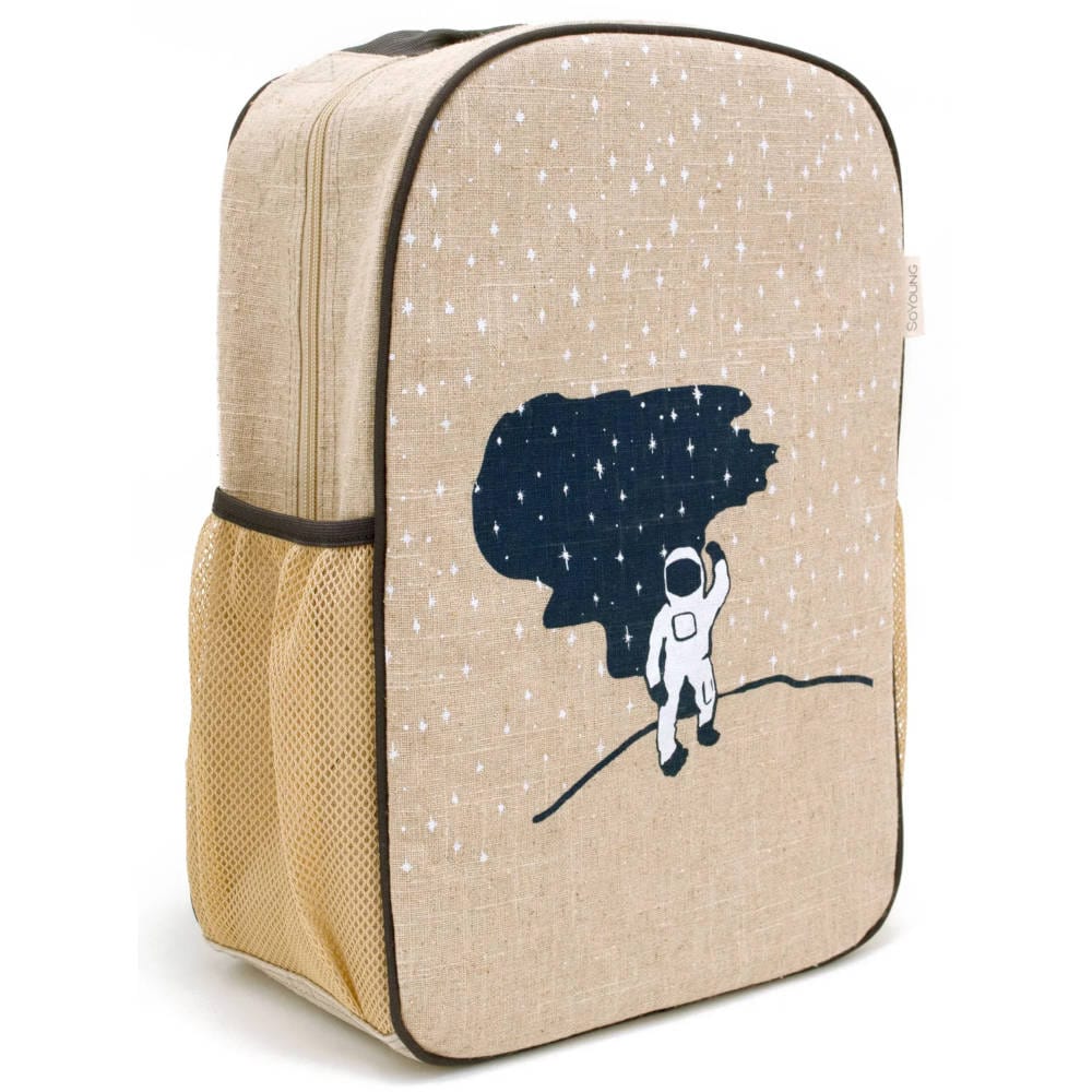 SoYoung Grade School Linen Backpack - Spaceman