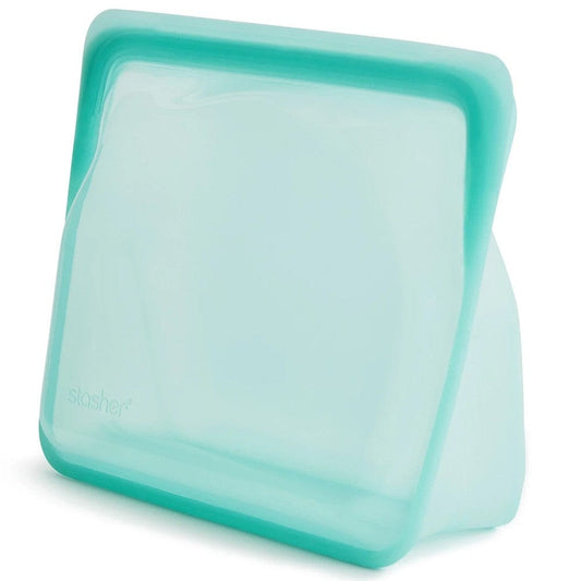 Stasher Stand Up Silicone Storage Bag 1.66L - Aqua