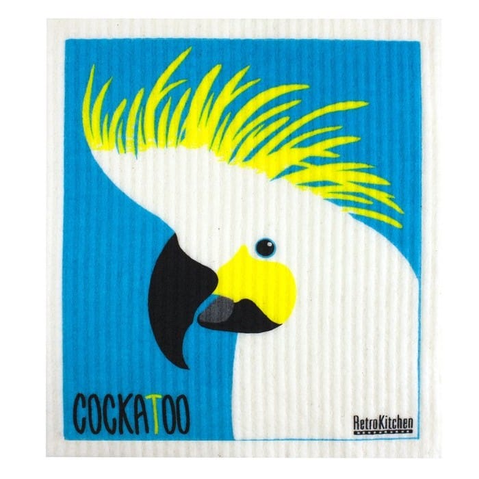 Swedish Dish Sponge Cloth - Cockatoo