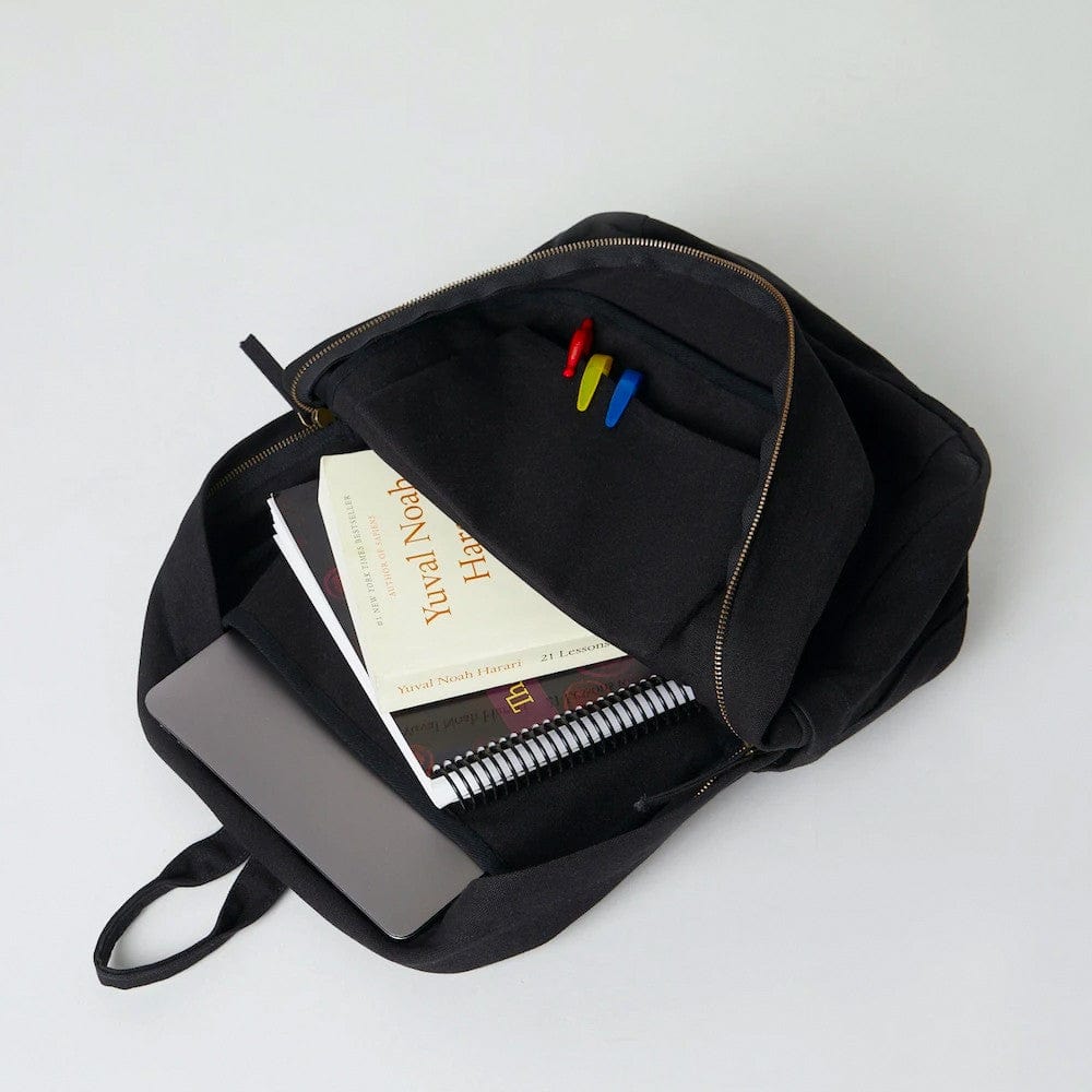 Terra Thread Organic Cotton Earth Backpack - Black