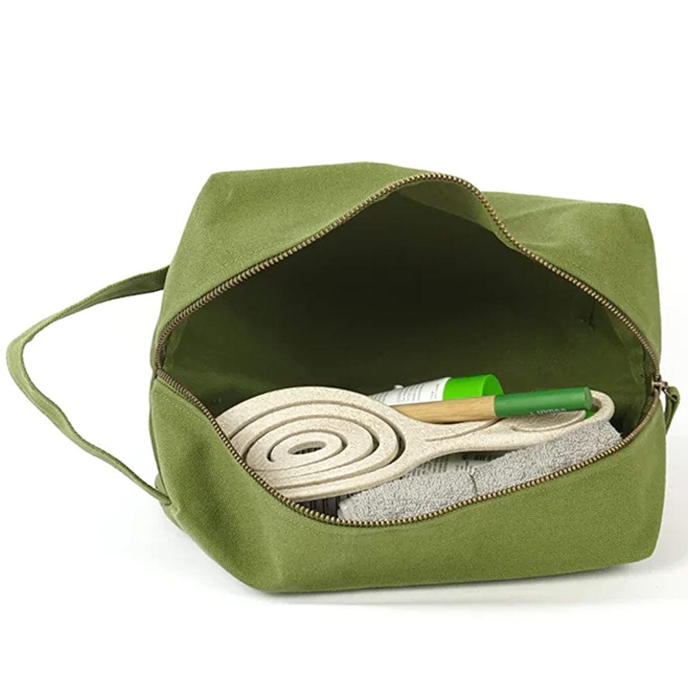 Terra Thread Toiletry Bag - Olive