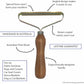 The Original Super EEZY Fabric Comb Wooden Handle