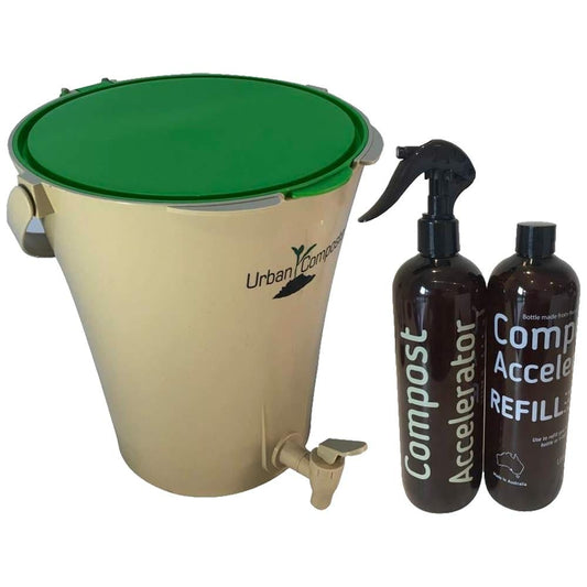 Buy Urban Composter Bokashi City Compost Starter Kit 7L Lime Biome