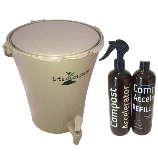 Urban Composter Bokashi City Compost Starter Kit 7L - Natural