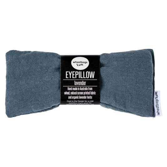 WheatBags Love Linen Luxe Lavender Eye Pillow - Slate