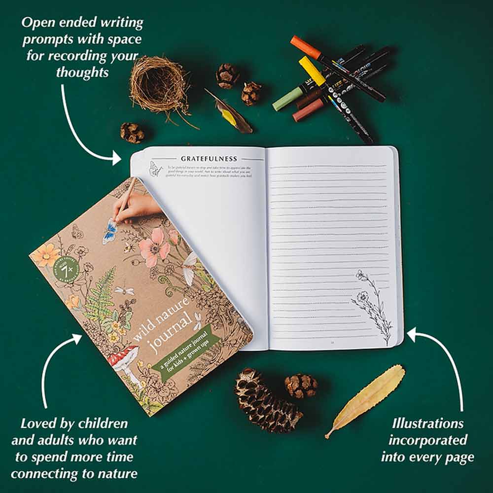 Wild Nature Journal: A Guided Nature Journal NEW Edition